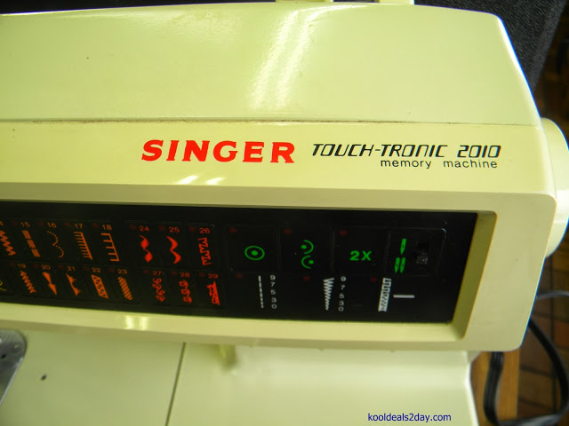 Singer touch tronic 2010 memory machine instruction manual